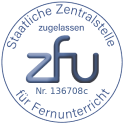 Staatlich zugelassener Fernstudiengang (ZFU)